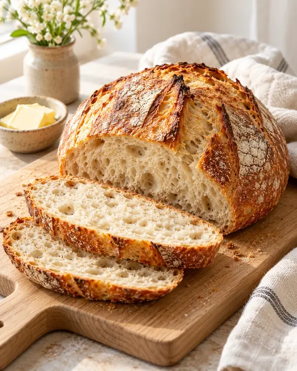 Хлеб с хрустящей корочкой